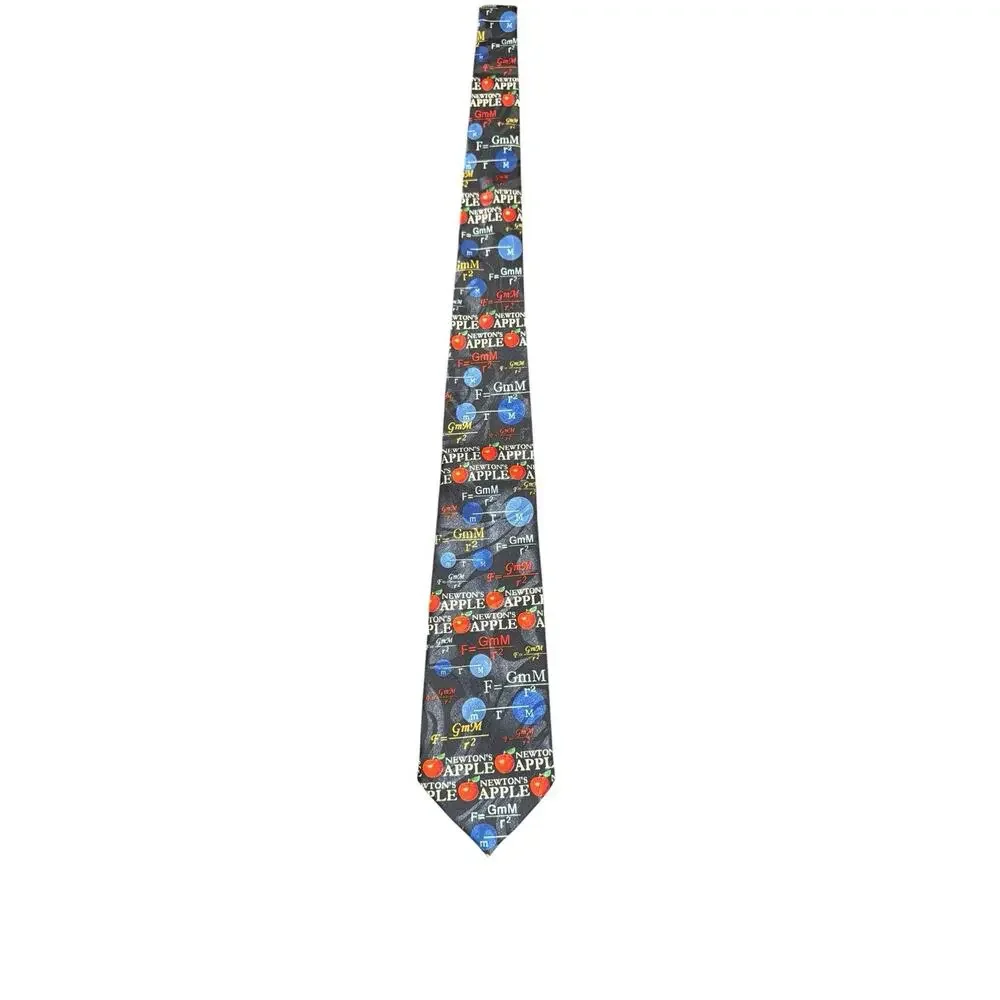 Steve Harris Sir Issac Newton's Law of Gravity Gravitation Science Necktie